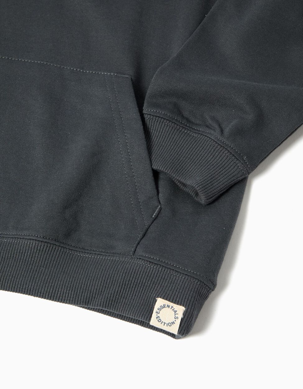 Hooded Sweatshirt, Boy, Dark Gray