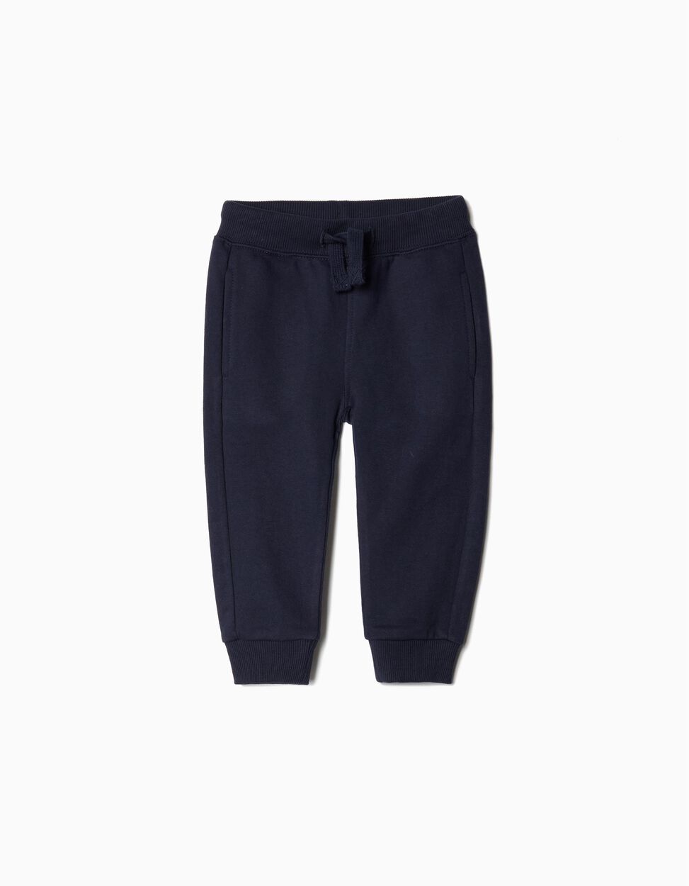 Baby Boy's Plush Trousers, Dark Blue