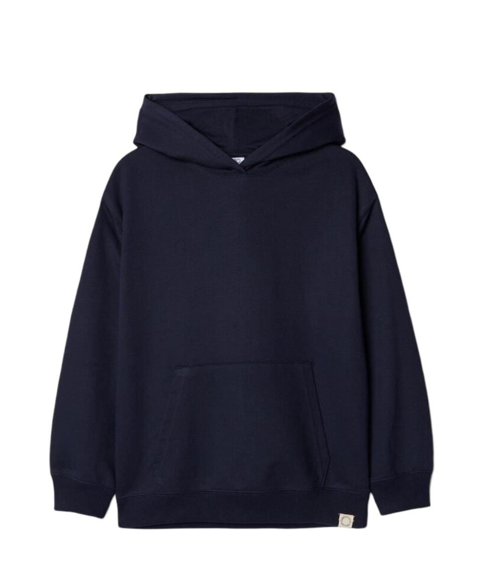 Hooded Fleece Sweatshirt, Boy, Dark Blue