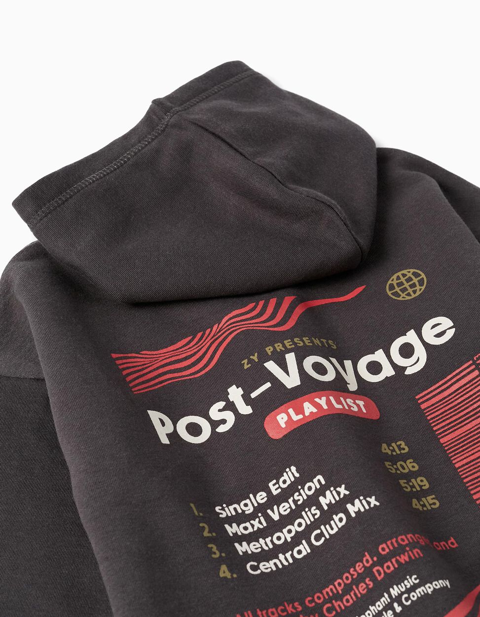 Post-Voyage' Boy's Hooded Sweatshirt