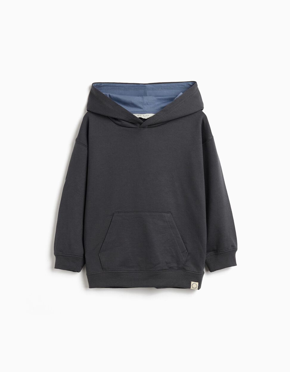 Hooded Sweatshirt, Boy, Dark Gray