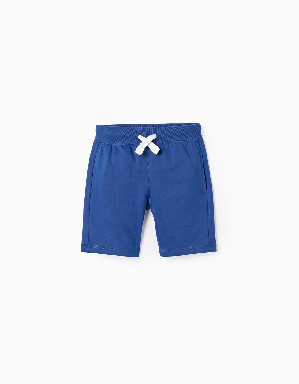 COTTON SHORTS FOR BOYS, DARK BLUE